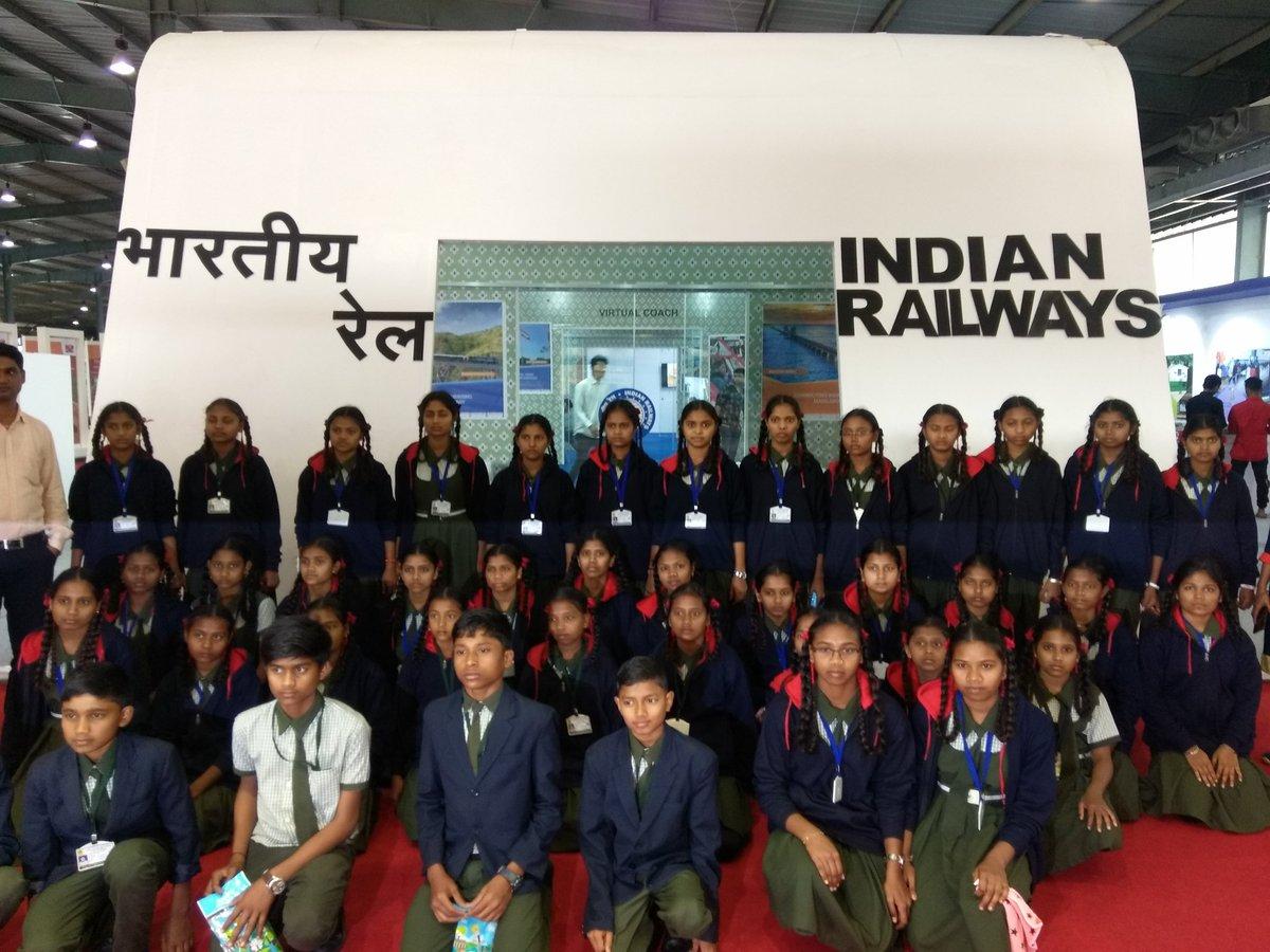 Indian Railways Pavilion set up by W.Rly at Vibrant Gujarat Trade Show