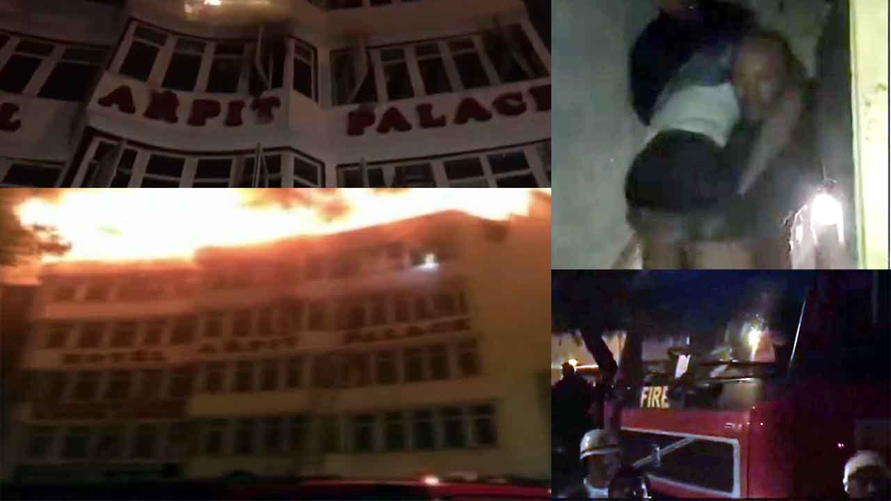 17 Killed in Massive Fire at Hotel Arpit Palace in Delhis Karol Bagh