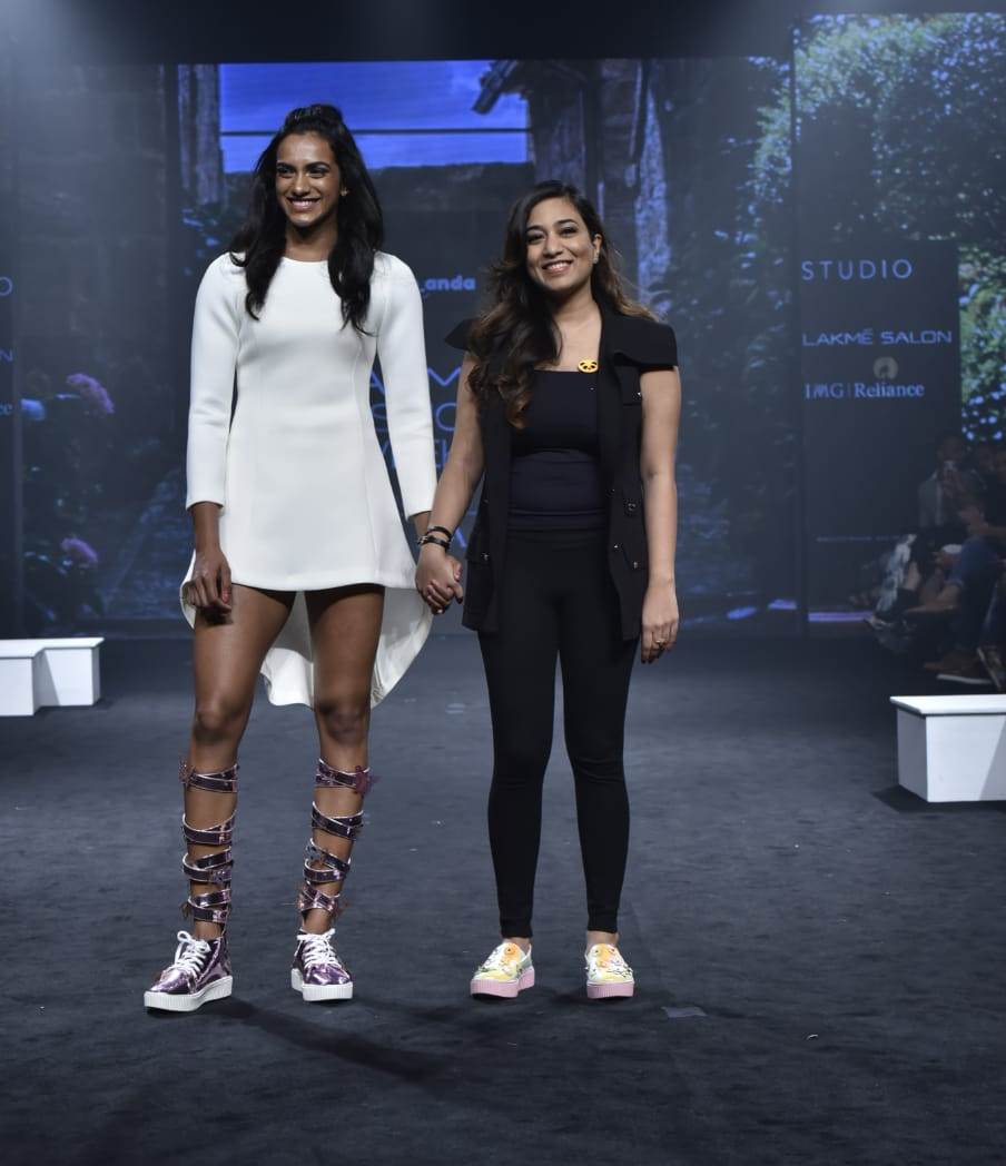 MISFIT PANDA SHOWCASED THEIR COLLECTION WITH P.V.SINDHU AT LAKME FASHION WEEK 
