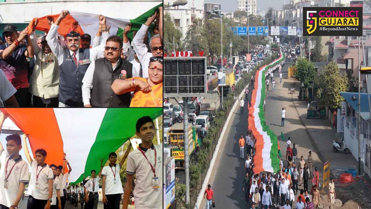 1001 feet long Tirangaa yatra to remember the soldiers