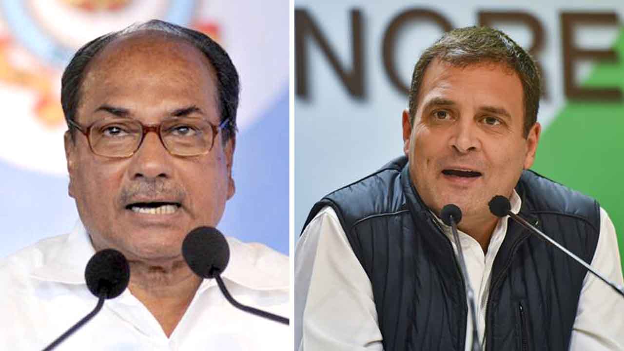 Congress President Rahul Gandhi will contest Lok-Sabha elections from two seats : AK Antony
