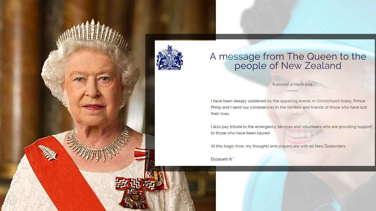 A message from the queen to the people of New Zealand