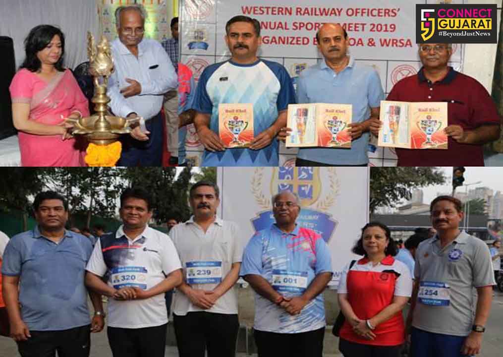 W.Rly’s HQ team won overall Championship in Annul officers Sports meet held At Mumbai