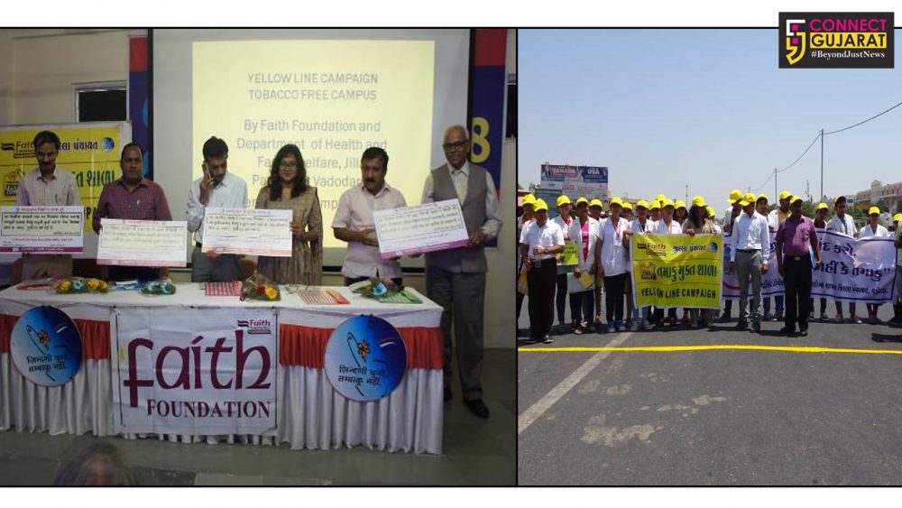 Yellow line campaign launched in Vadodara