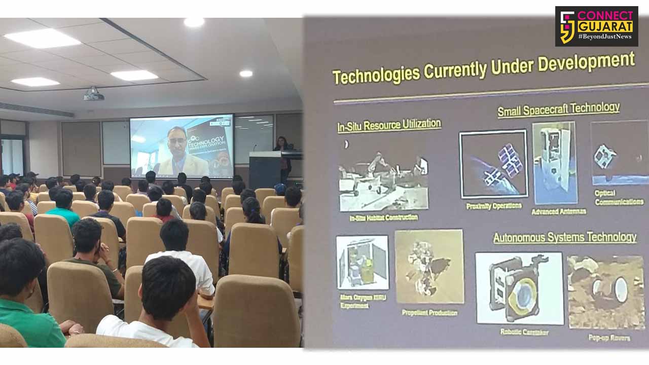 “Career in Space Technology Seminar” by Dr. Prasoon Desai, NASA held at CHARUSAT