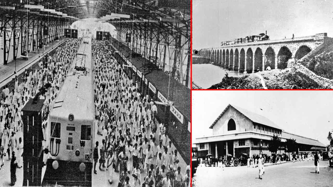 On 16 April India’s first train ran from Mumbai to Thane in 1853