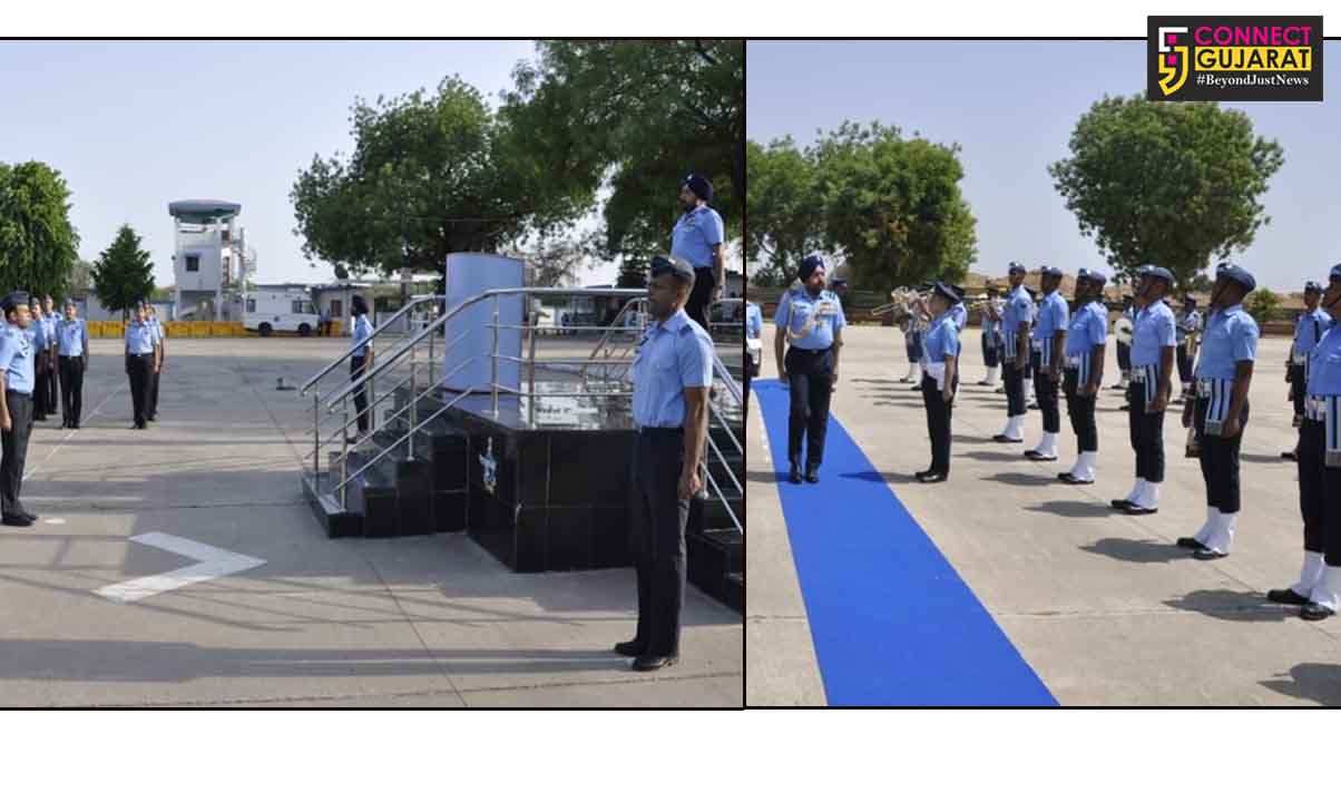 Air Marshal Arora AVSM ADC AOC-IN-C SWAC Visits Air Force Station Vadsar  