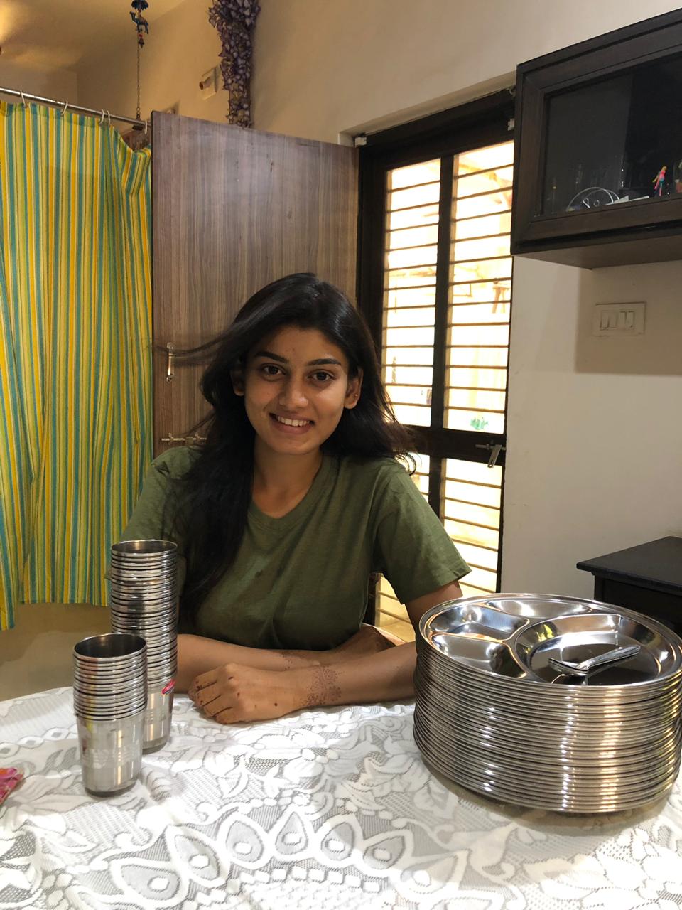 Vadodara girl starts first ever crockery bank in city to stop plastic use