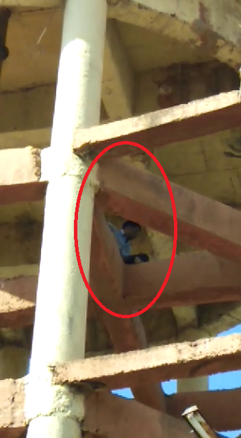 Mentally unstable person climbed Sayajipura village water tank in Vadodara