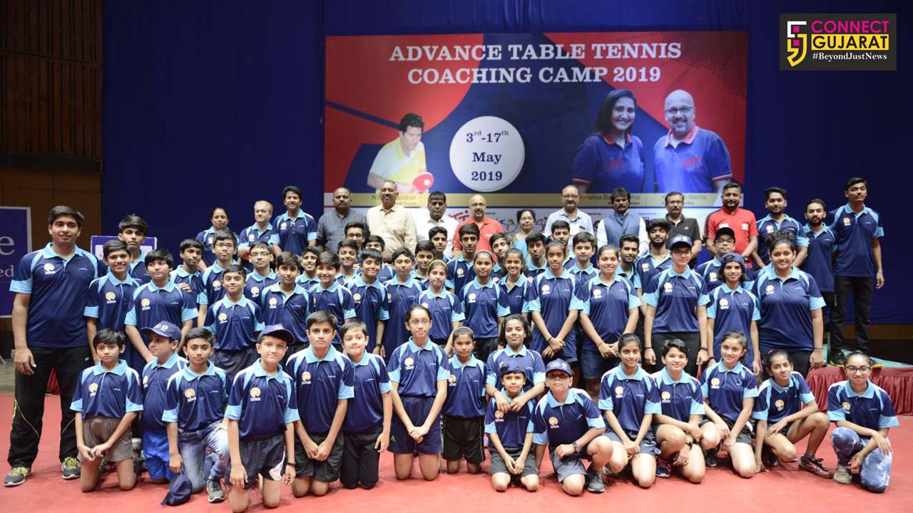 Advance TT coaching camp concluded in Vadodara