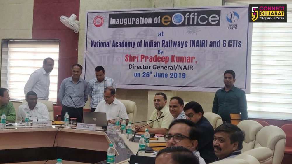 RailTel Implements E-Office At National Academy Of Indian Railways (NAIR) and at 6 Central Training Institutes (CTI)