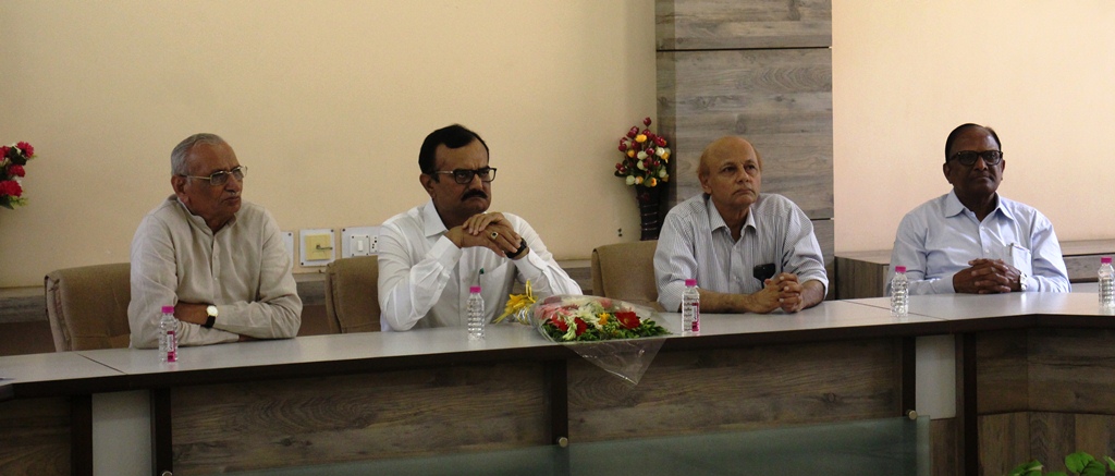 State Home Minister Pradip Sinh Jadeja visits CHARUSAT University
