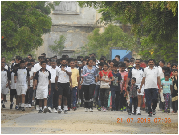 Walkathon At Okha To Commemorate Kargil Vijay Diwas