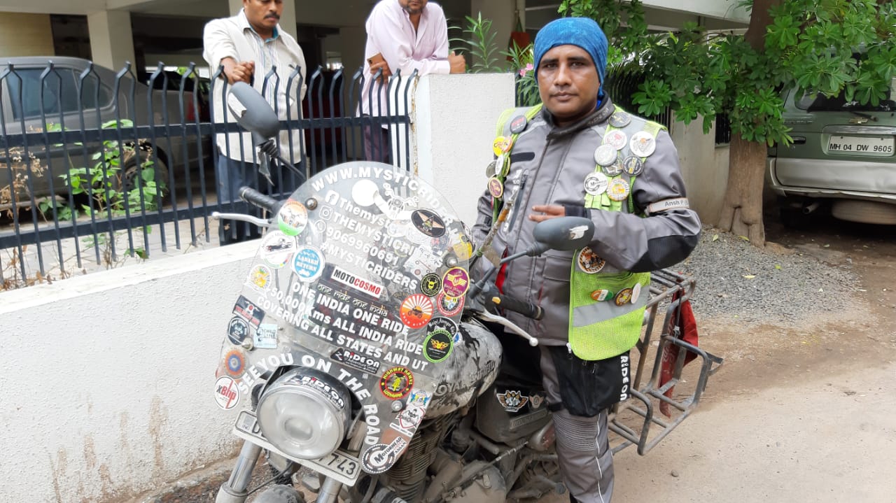 38 year old on a mission to spread awareness about wearing helmets