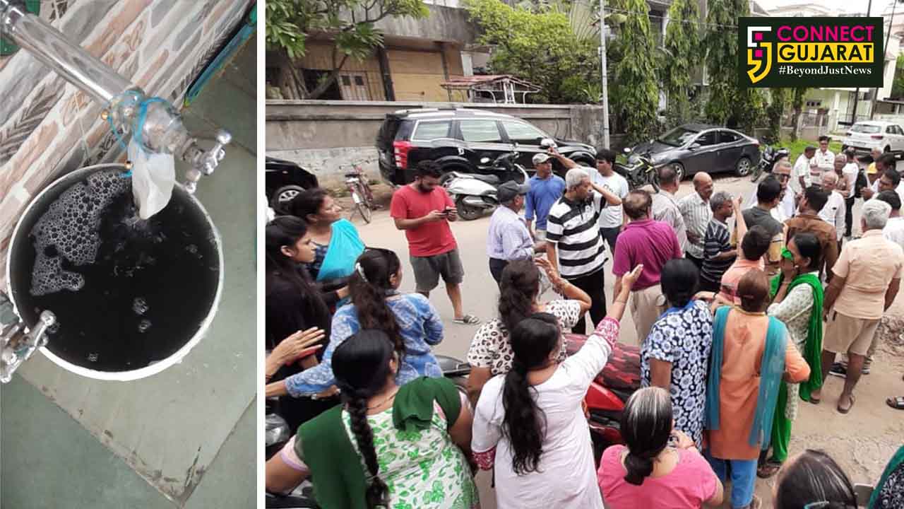 Residents of Shree Hari Complex in Vadodara demand of basic facilities in the area