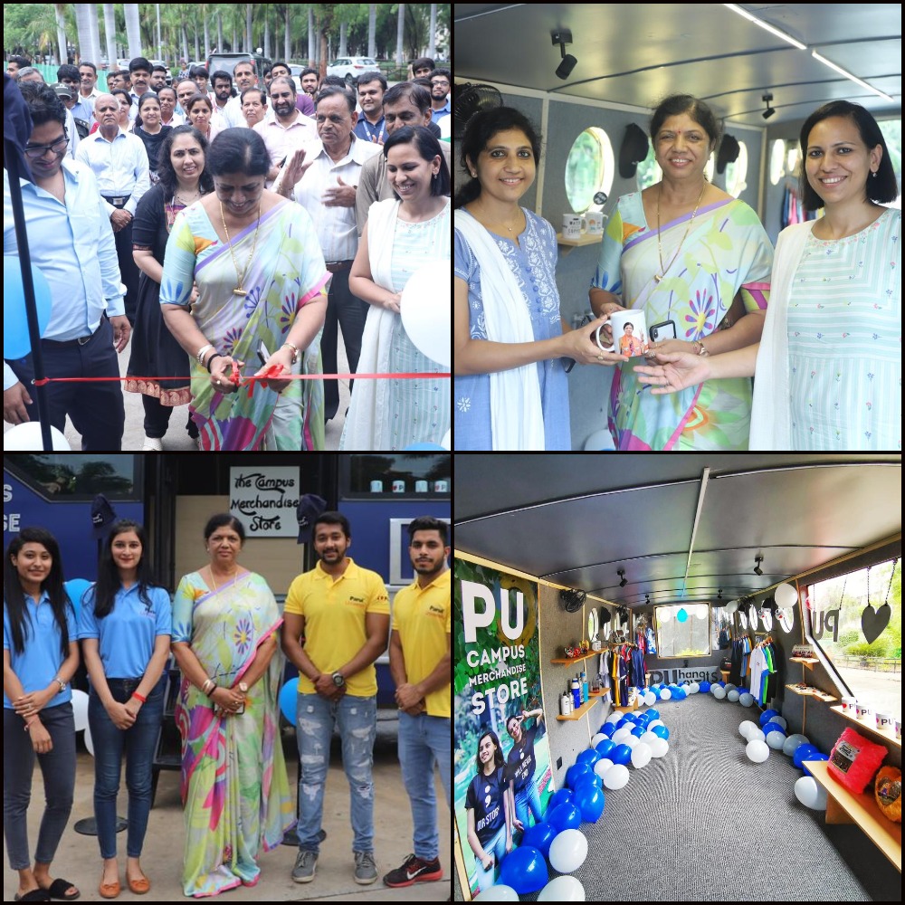 Parul University launched Merchandise and Personalisation Store on wheels