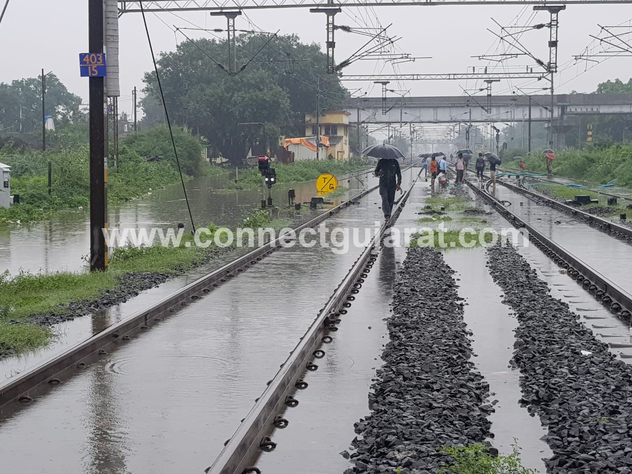 Several trains cancelled partially cancelled and short terminated due to rains in Vadodara