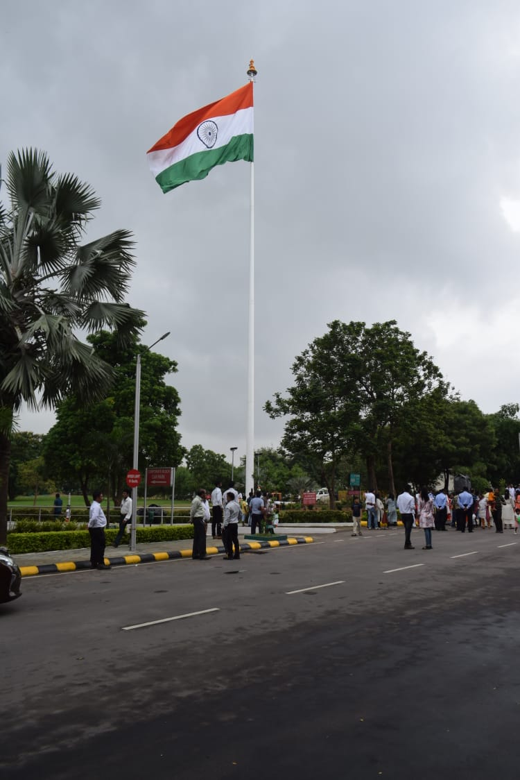 Celebration of 73rd Independence Day at L&T Knowledge City