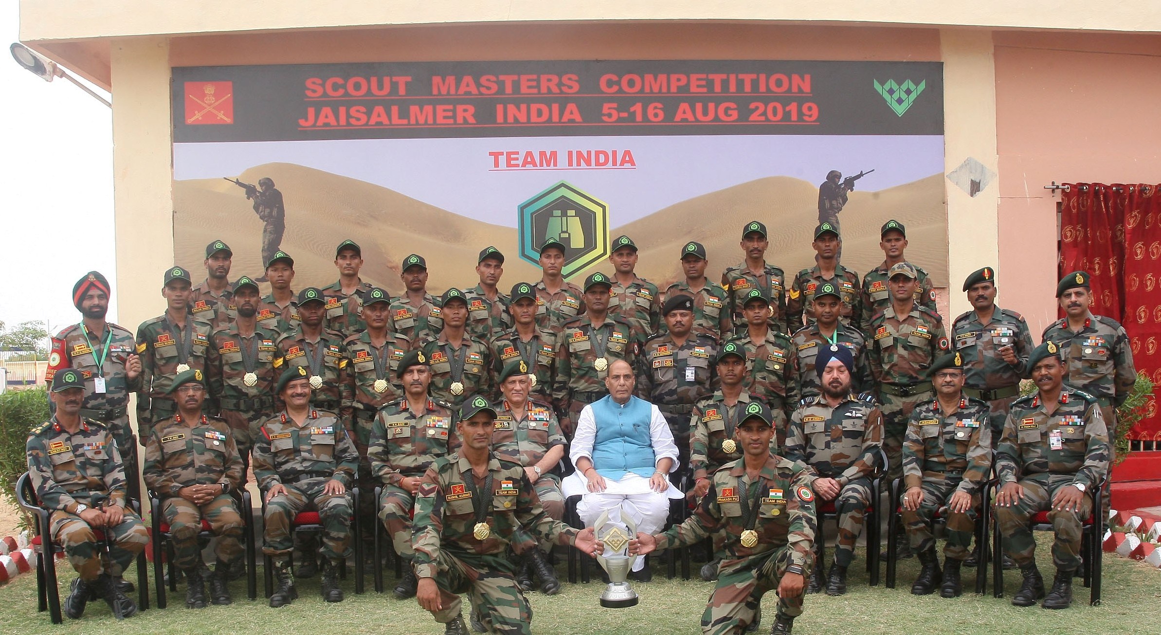5TH Army International Scout Masters competition concludes at Jaisalmer Military station