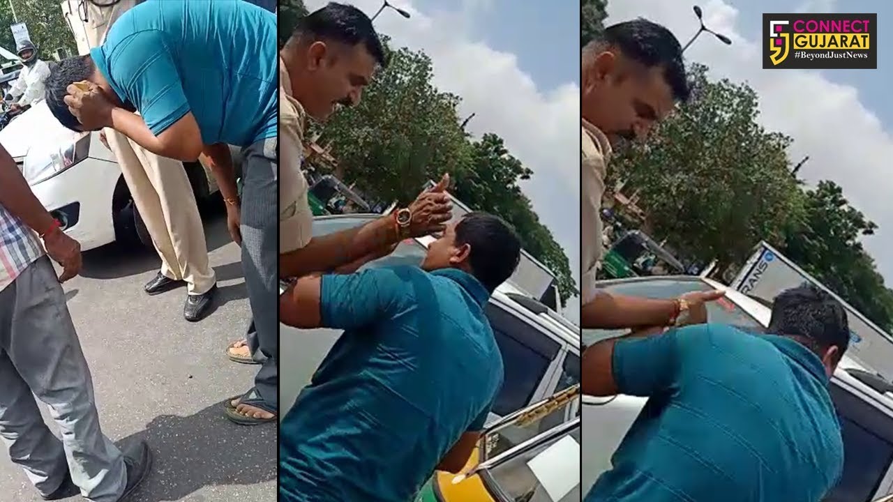Video of SRP jawan slapping a rickshaw driver goes viral in Vadodara