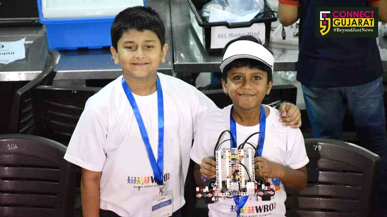 12Yr Olds of NAVRACHANA School to represent INDIA at World Adolescent Robot Contest at CHINA