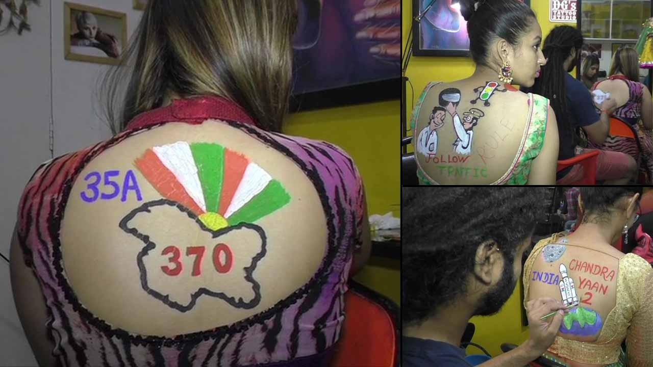Tattoo for garba new fad this Navratra in Gujarat