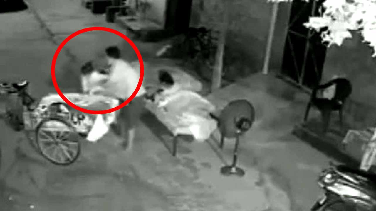 On Camera, Man Caught Trying To Kidnap a Sleeping 4-Year-Old girl In Punjab