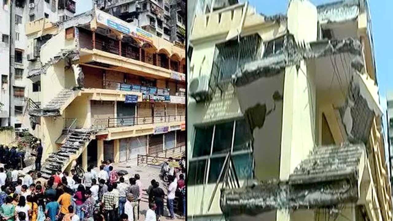 Surat: Staircase of three-storey complex collapses