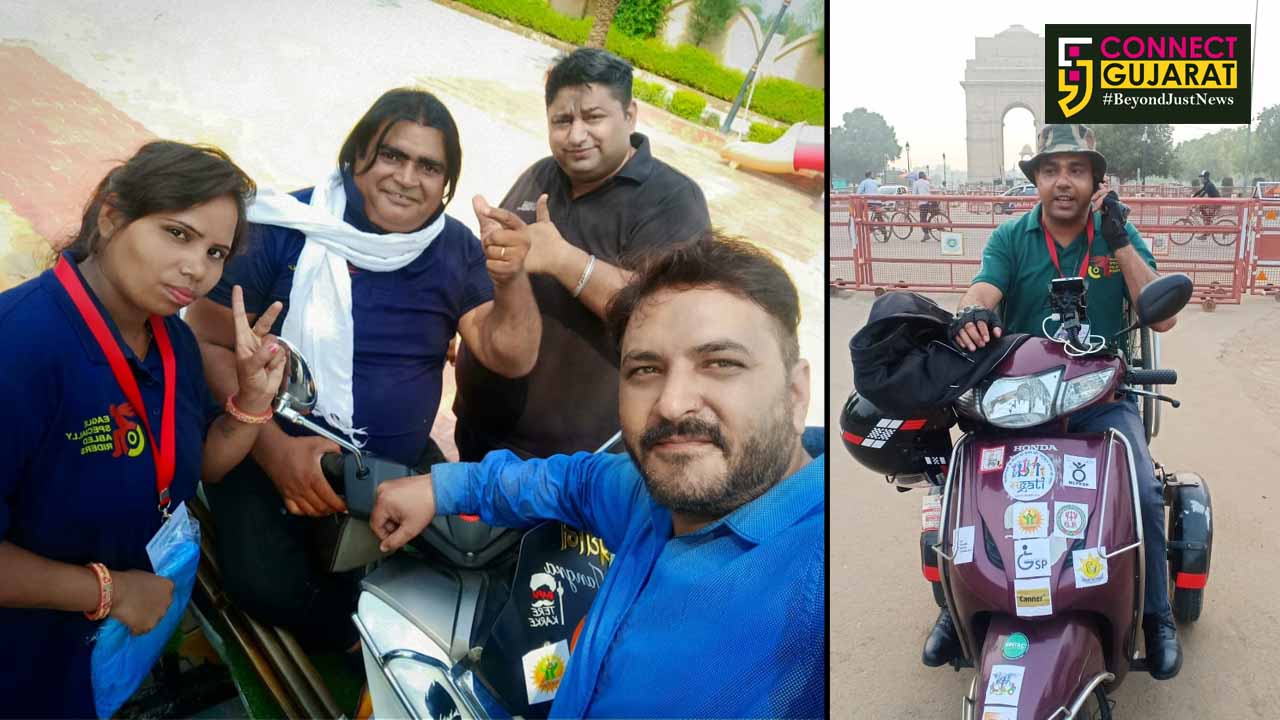 6 specially abled riders on a mission to spread awareness for importance of education