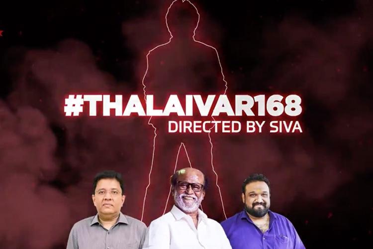 ‘Thalaivar168’: Sun Pictures announces Rajinikanth’s next with director Siva