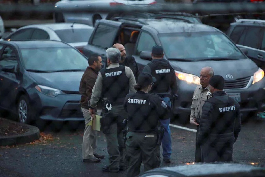 Police: Two people shot at Washington state school, gunman dead