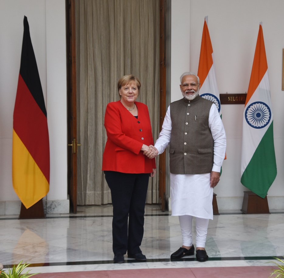PM Narendra Modi, German Chancellor Angela Merkel hold bilateral meeting, seek to strengthen ties