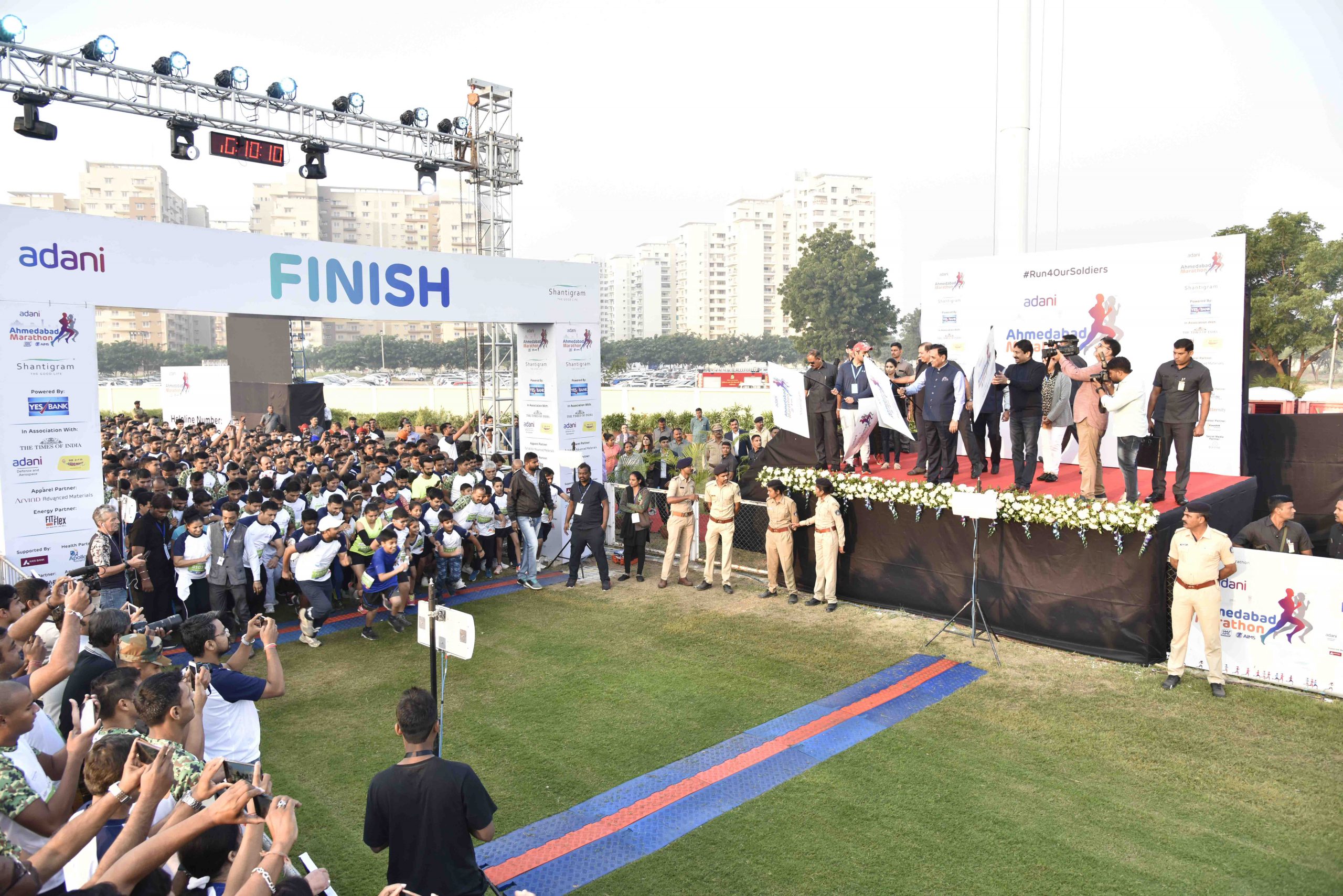 Adani Ahmedabad Marathon honors our bravehearts