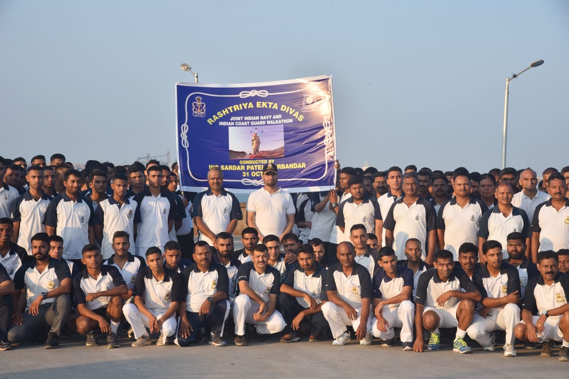 Indian Coast Guard and Indian Navy organise Rashtriya Ekta Divas
