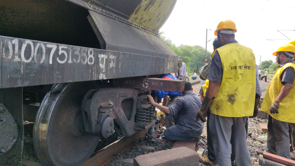 Derailment of a Wagon of Goods Train in Vadodara Division of WR