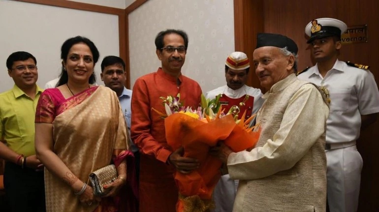 CM designate Uddhav Thackeray meets Governor Koshyari