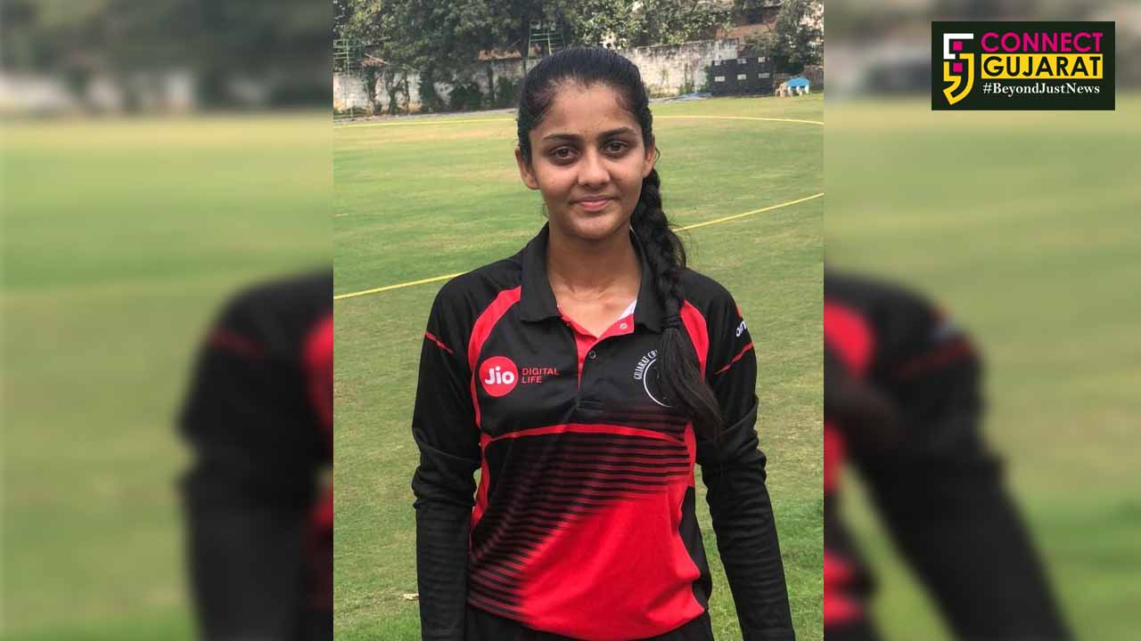 CHARUSAT student to represent Gujarat Women U 23 team for BCCI organised Twenty-20