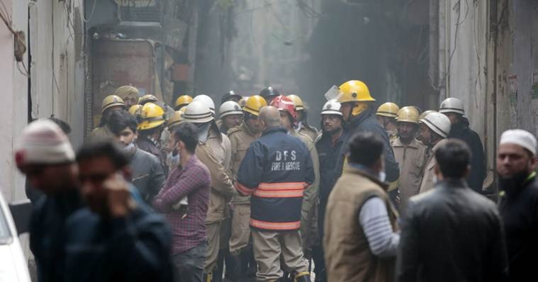 Delhi: 43 people killed in a severe fire in the grain market on Rani Jhansi Road