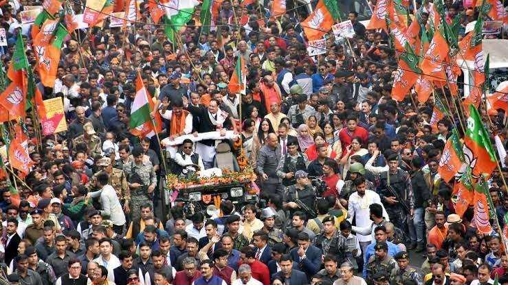 BJP takes out a massive rally in support of Citizenship Amendment Act
