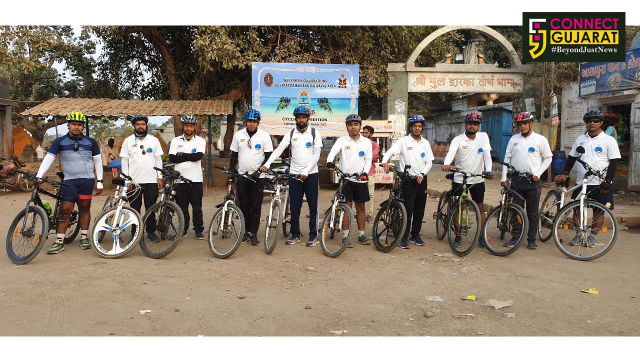 Cycle expedition for coastal security awareness Navy week 2019