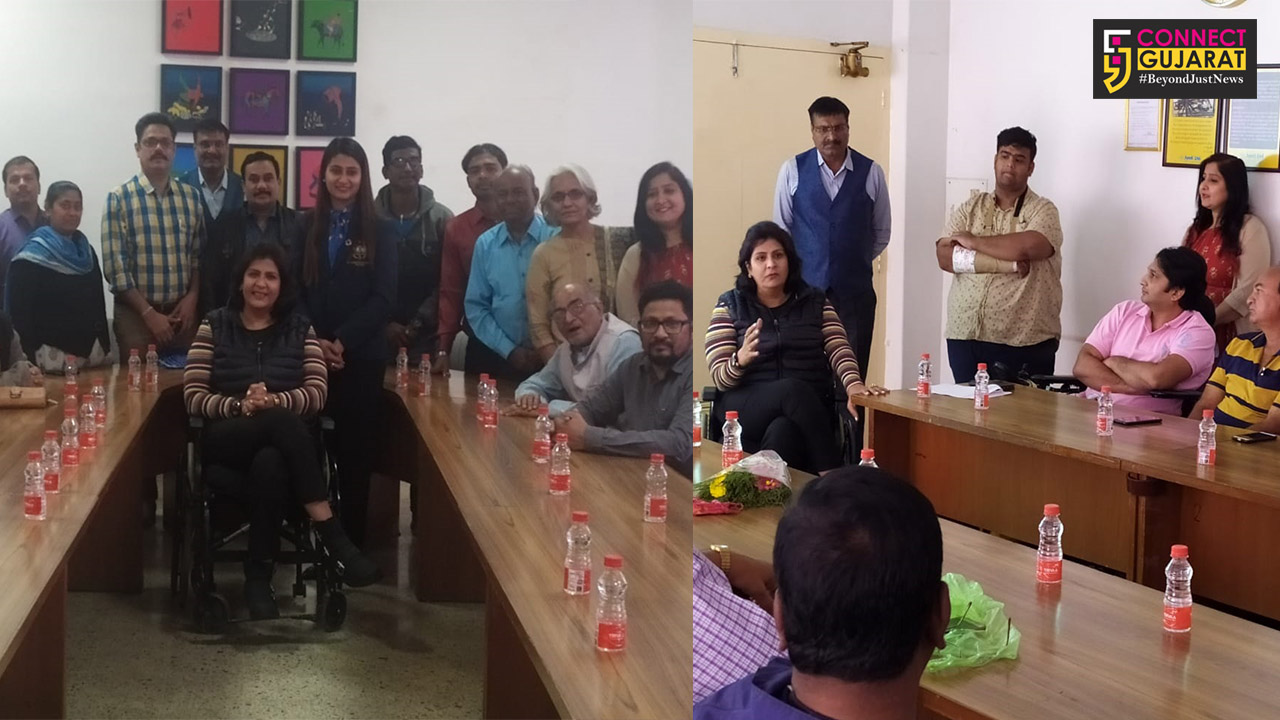 Padmashree Deepa Malik shows her readiness to work with NGO’s in Vadodara