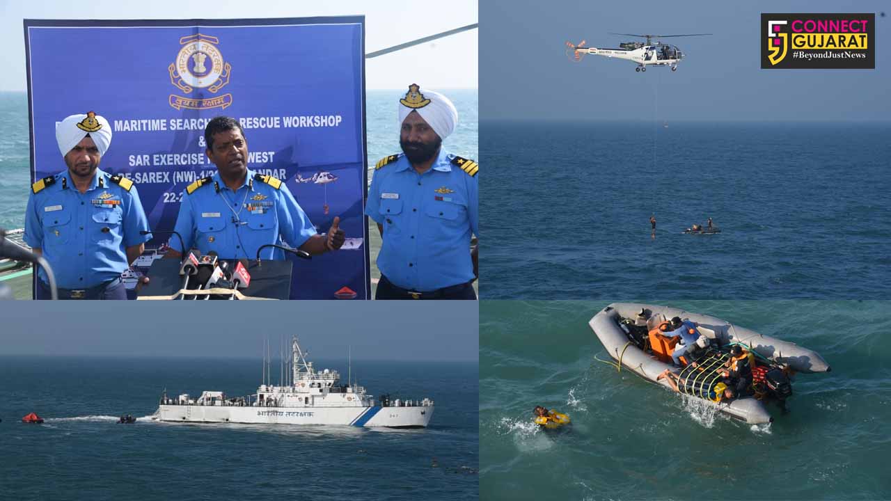 Indian Coast Guard conducts Re-SAREX 2020 on Gujarat coast