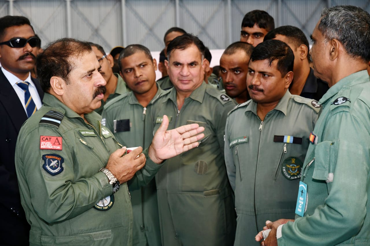 Chief of Air Staff on visit to Eastern sector bases