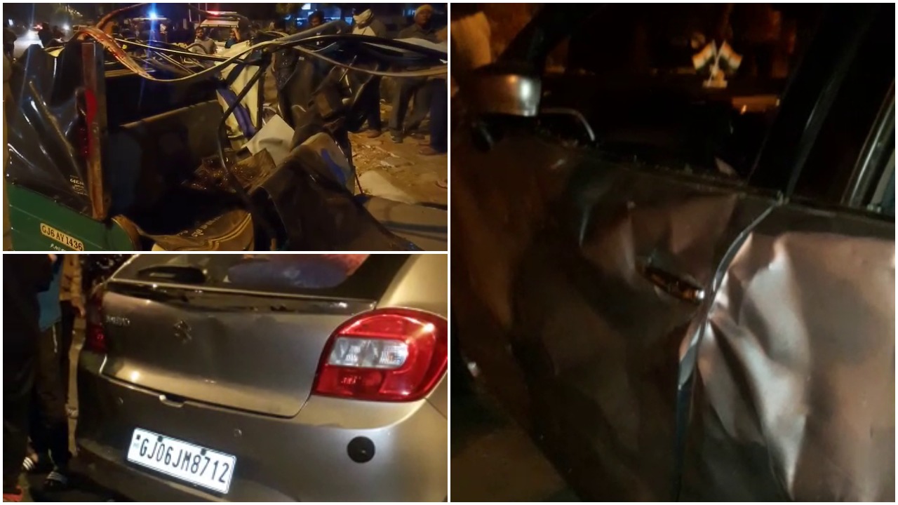 Two persons died in late night accident in Vadodara