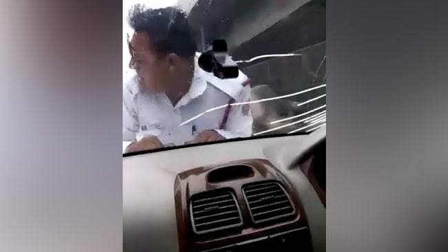Delhi: Man drags traffic cop on car’s bonnet for 2 kms