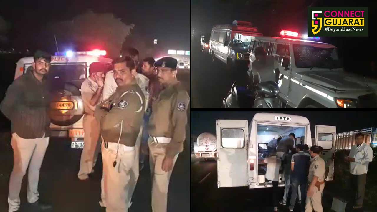 PCR van from Surat knocked down security guard in Vadodara