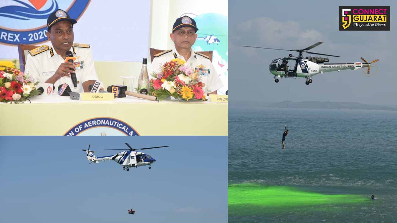 International search and rescue exercise Sarex 20 conducted at Goa by ICG