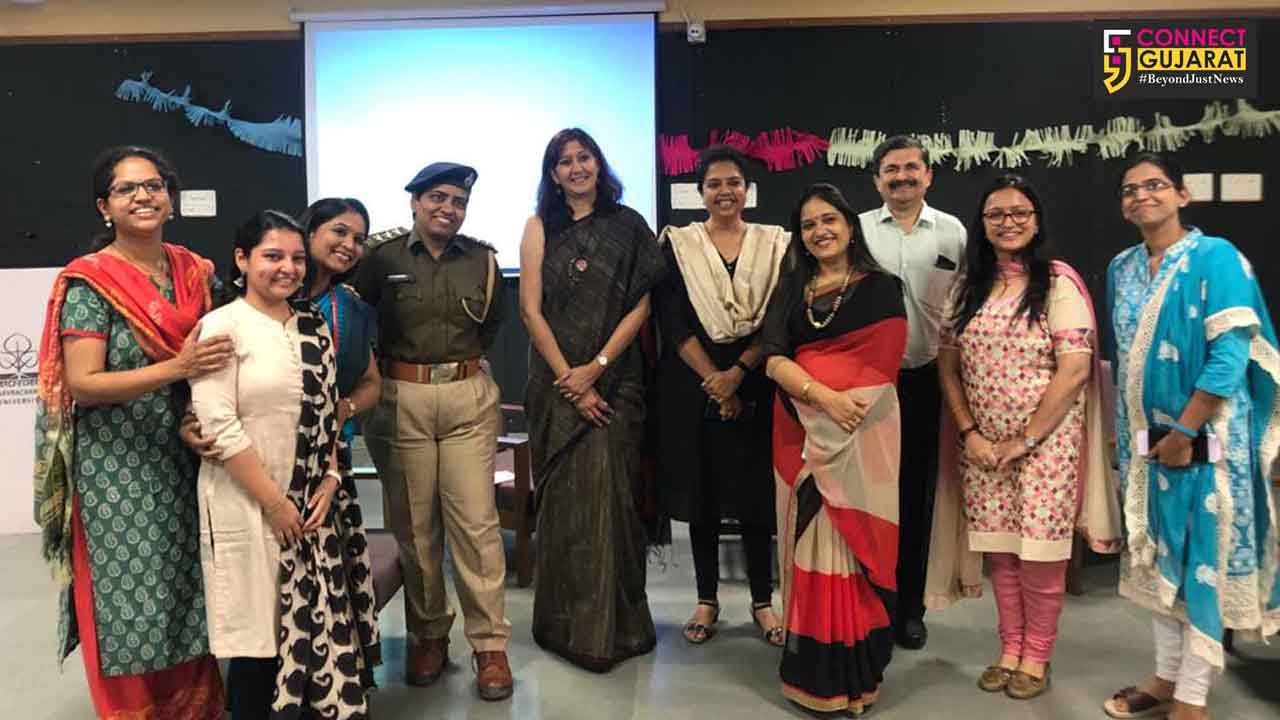 Navrachana University’s Women’s Cell organizes panel discussion on Women’s Safety at Workplace