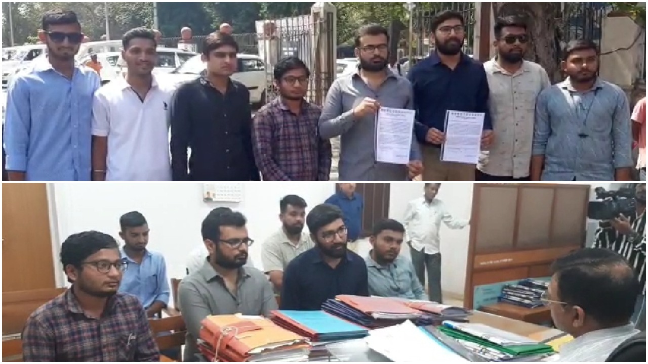 Vadodara Patidar youths gives memorandum to district collector