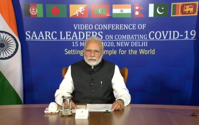 PM Modi calls upon SAARC countries to work together to meet the challenge of Coronavirus